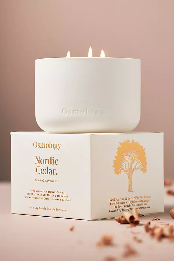 Nordic Cedar Boxed Candle | Anthropologie (US)