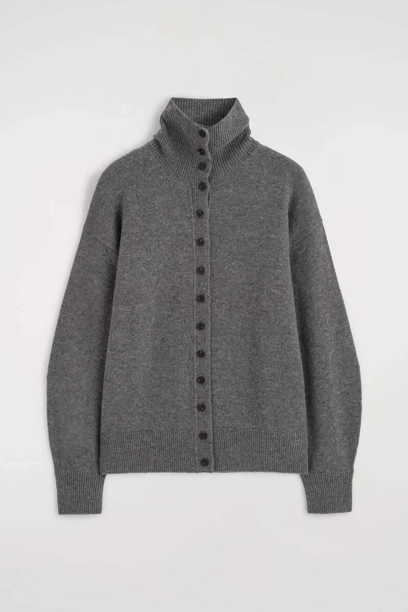 Strickjacke Aus Kaschmir Mit Stehkragen | COS (EU)