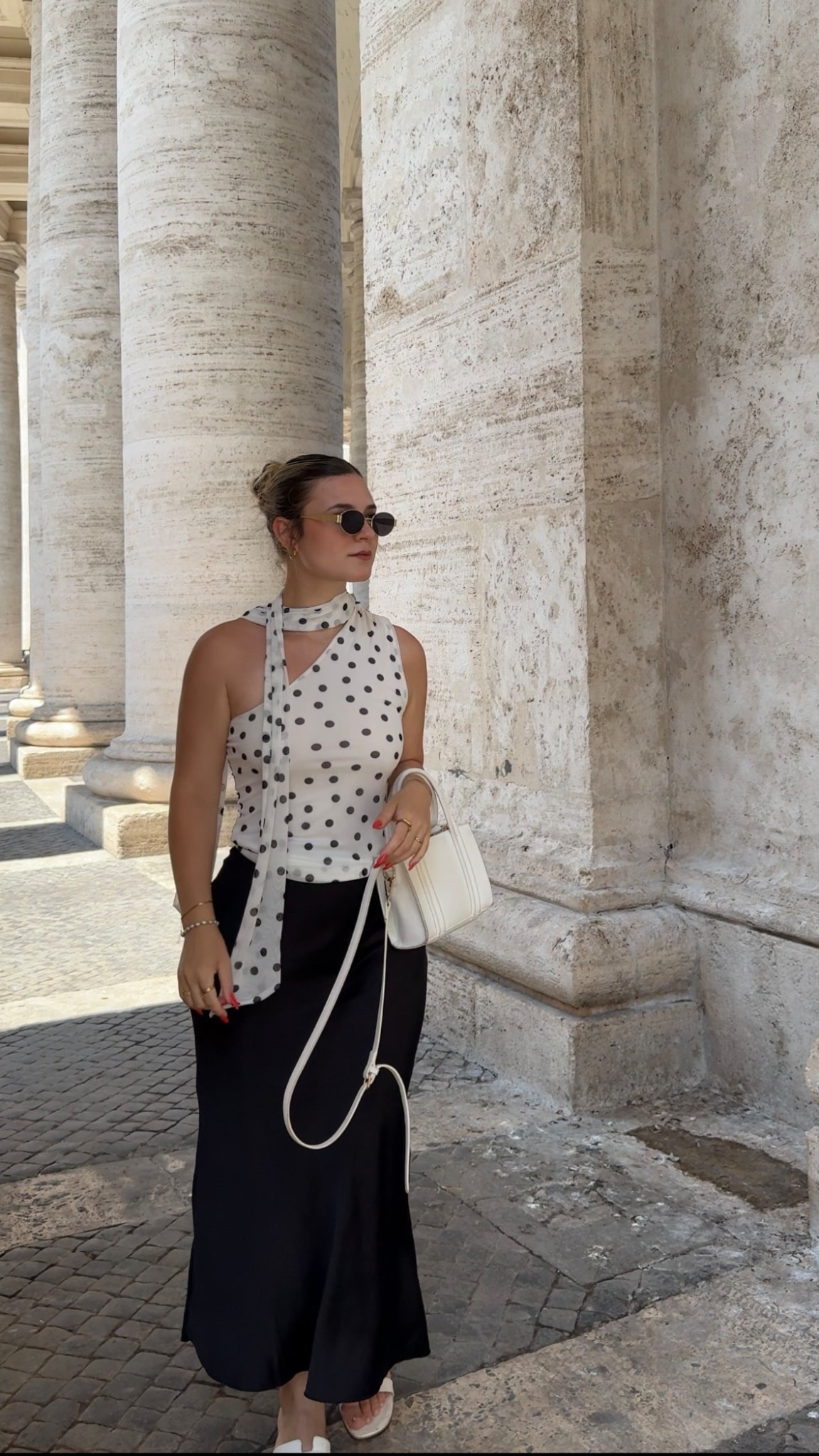 polka dot outfit 🖤 rome, italy 

#LTKeurope #LTKsummer #LTKdeutschland