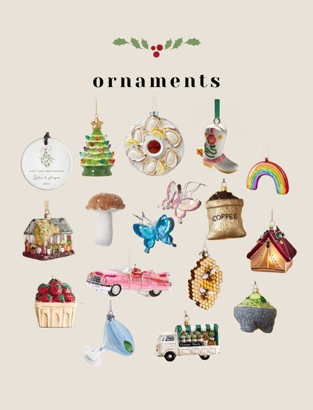 cute as heck ornaments!! I LOVE collecting / giving ornaments - I feel like you can find so much meaning in them and make a perfect gift :) 

#LTKGiftGuide #LTKHoliday #LTKCyberWeek
