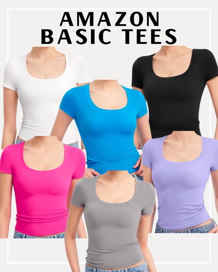 Basic tees from Amazon! Under $25 and so many fun summer colors! 
Amazon looks for less 

#LTKStyleTip #LTKFindsUnder50 #LTKSeasonal