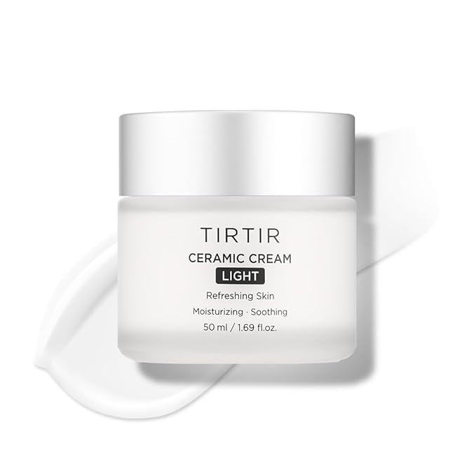 TIRTIR Ceramic Cream Light | Deep moisturizer for Glass Skin, Polyglutamic acid, Centella Asiatic... | Amazon (US)