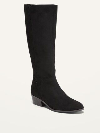 Faux-Suede Tall Boots for Women | Old Navy (US)