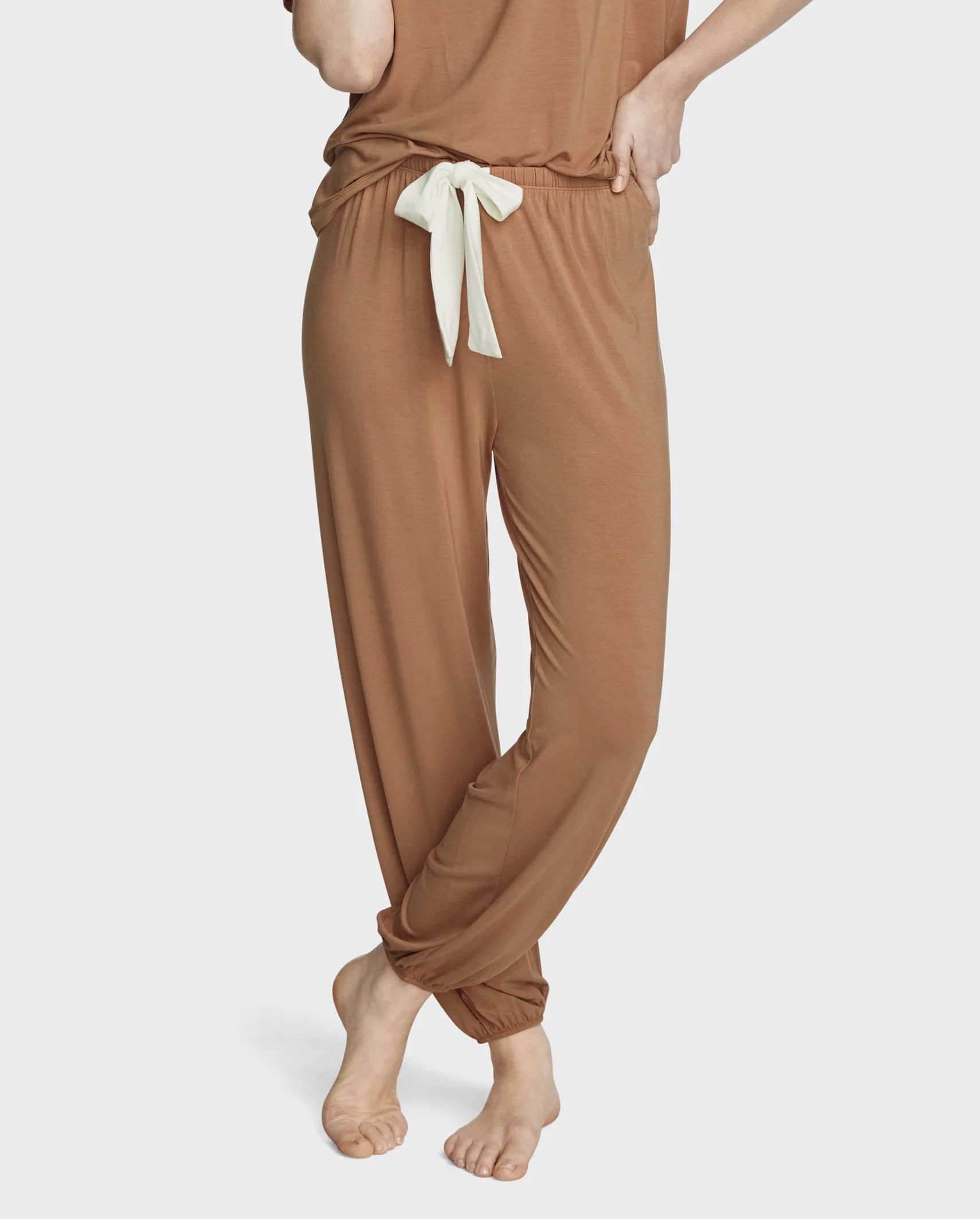 Womens Modal Pajama Pants - chai | PJ Place