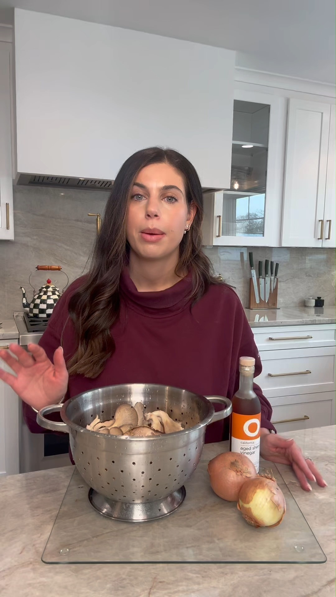 Creamy mushroom soup without any cream 🤍🍄 scroll for the recipe!

Just butter, olive oil, onions, garlic, and lots of mushrooms blended until silky smooth.

Mushrooms are such an underrated powerhouse:
• rich in antioxidants that help fight inflammation
• support immune health (I think we all need this right now😂)
• great source of B vitamins for energy
• naturally low-calorie but super filling

I love using a mix of portobello, baby bella, oyster & shiitake — the more mushrooms, the thicker and creamier the soup. If you don’t want it as thick just use less mushrooms!

Ingredients
• 2 tablespoons butter
• 2 tablespoons olive oil
• 2 onions, chopped
• 2–3 cloves garlic, minced
• Salt and pepper, to taste
• 24–32 ounces mushrooms (a mix of portobello, baby bella, oyster, and shiitake works best — the more mushrooms you use, the thicker the soup)
• 4 cups beef or vegetable broth
• 3 tablespoons sherry or sherry vinegar

Instructions
1. In a large pot or Dutch oven, heat the butter and olive oil over medium heat.
2. Add the chopped onions and minced garlic. Cook, stirring occasionally, until the onions are soft and translucent, about 5–7 minutes.
3. Add the mushrooms along with salt and pepper to taste. Cook until the mushrooms release their moisture and soften, about 8–10 minutes.
4. Pour in the broth and add the sherry (or sherry vinegar). Stir to combine.
5. Bring the soup to a gentle simmer and cook for another 10 minutes to let the flavors meld.
6. Using an immersion blender, blend the soup directly in the pot until completely smooth and creamy.
• Alternatively, carefully transfer the soup to a blender in batches and blend until smooth, then return it to the pot.
7. Taste and adjust seasoning as needed. Serve warm.

Notes
• This soup is naturally rich and creamy without any cream.
• For extra depth, you can let the mushrooms brown slightly before adding the broth.
• Delicious on its own or topped with fresh herbs, croutons, or a drizzle of olive oil.

Save this one for soup season 🍲
#MushroomSoup HealthyComfortFood ImmuneSupport #WholeFoodRecipes 

 #LTKHome