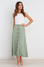 Rhiannon Skirt - Olive Green | Petal & Pup (AU)