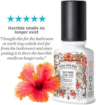 Poo-Pourri Before-You- go Toilet Spray, 2 Fl Oz, Tropical Hibiscus, 2 Fl Oz | Amazon (US)