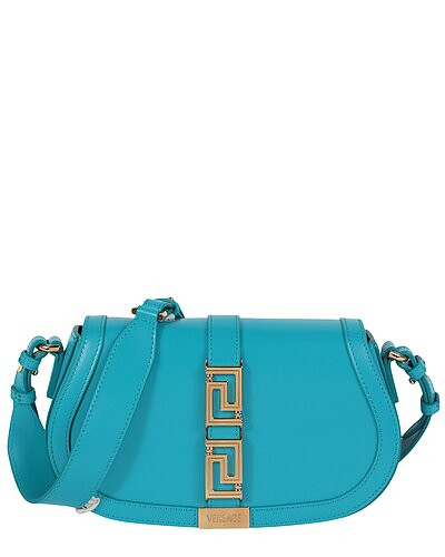 Greca Goddess Leather Crossbody | Rue La La