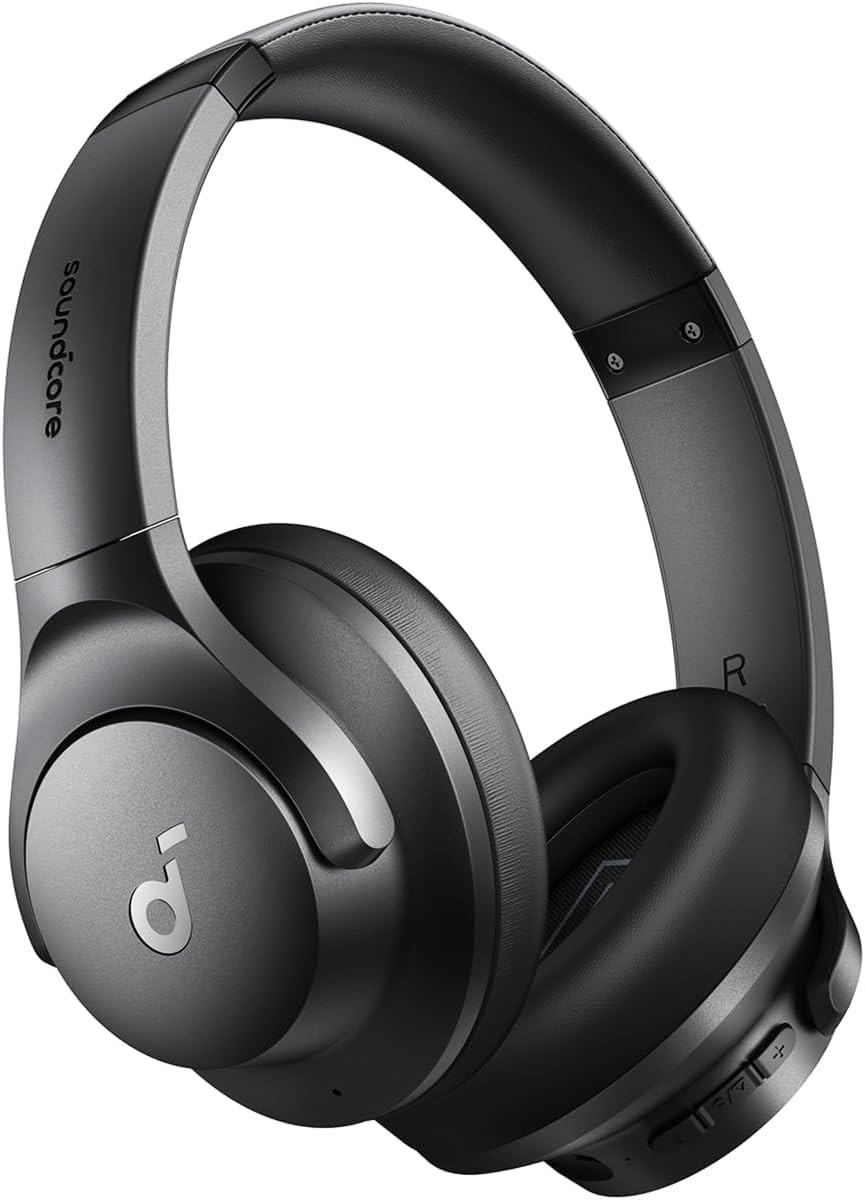 Soundcore by Anker Q20i Hybrid Active Noise Cancelling Headphones, Wireless Over-Ear Bluetooth, 4... | Amazon (US)
