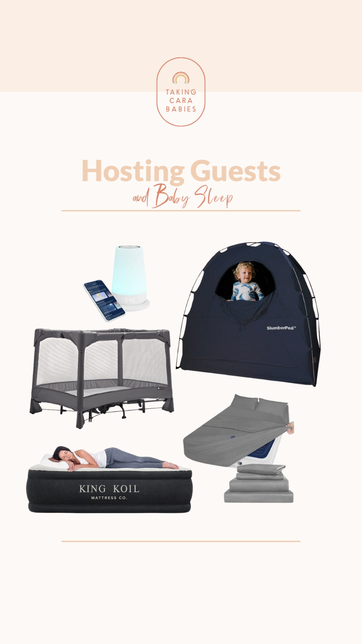 Sleep essentials when hosting.

#LTKbaby #LTKfamily #LTKtravel