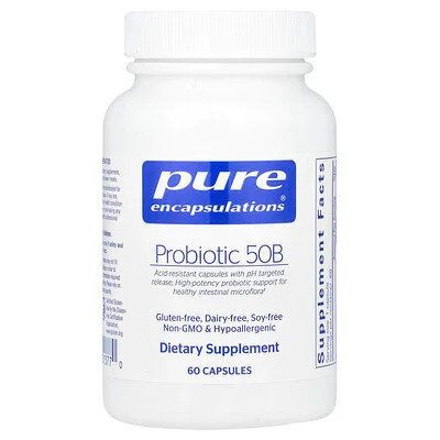 Pure Encapsulations, Probiotic 50B, 60 Capsules | iHerb