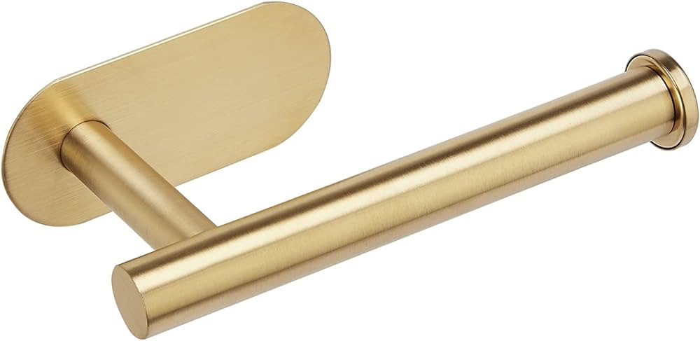 YUET Toilet Paper Holder Self Adhesive, Premium Thicken SUS304 Stainless Steel Rustproof Adhesive... | Amazon (US)