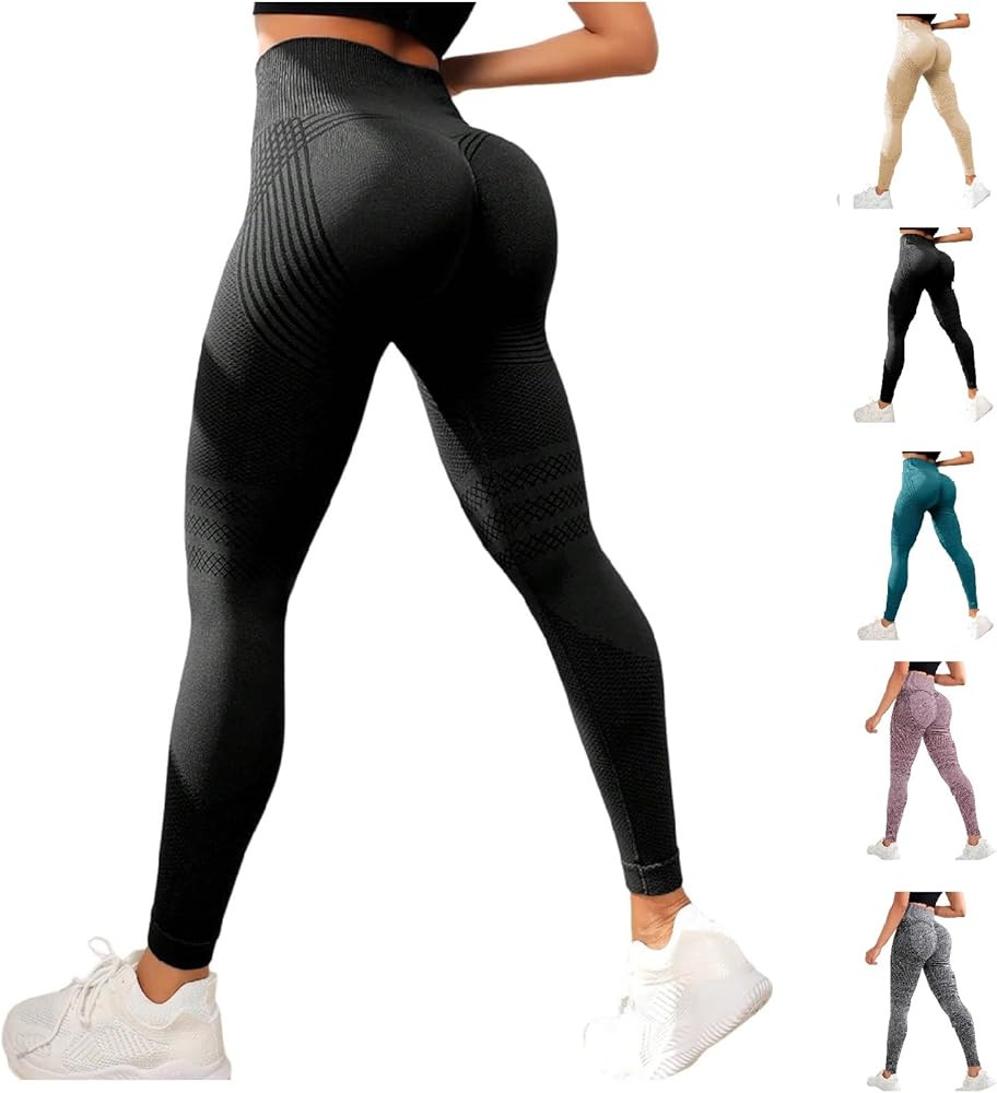 Slimove 3D Leggings, High Waisted Anti Cellulite Leggings, Yoga Fitness Pants for Gym Workout Tum... | Amazon (US)