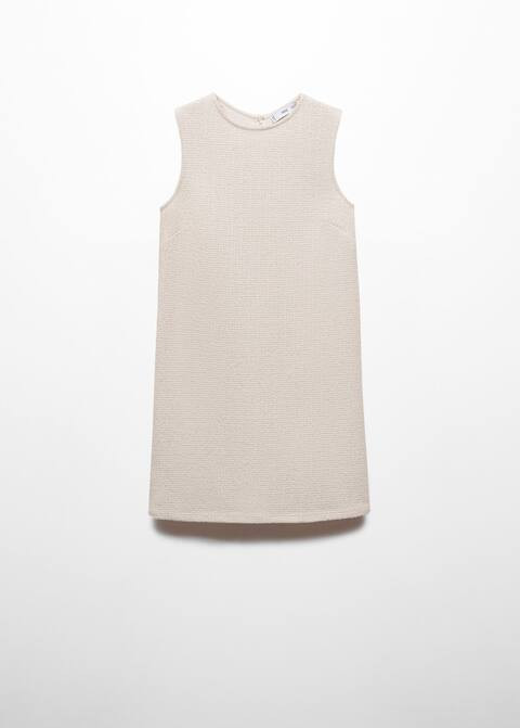 Textured short dress | MANGO (US)