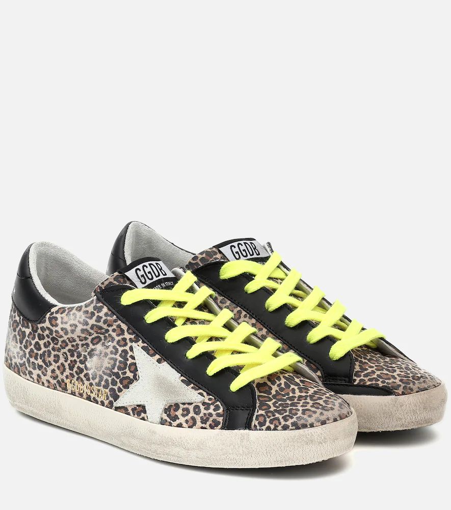 Superstar leopard-print sneakers | Mytheresa (US/CA)