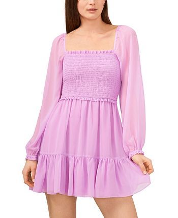 Smocked Ruffle Hem Dress | Macys (US)