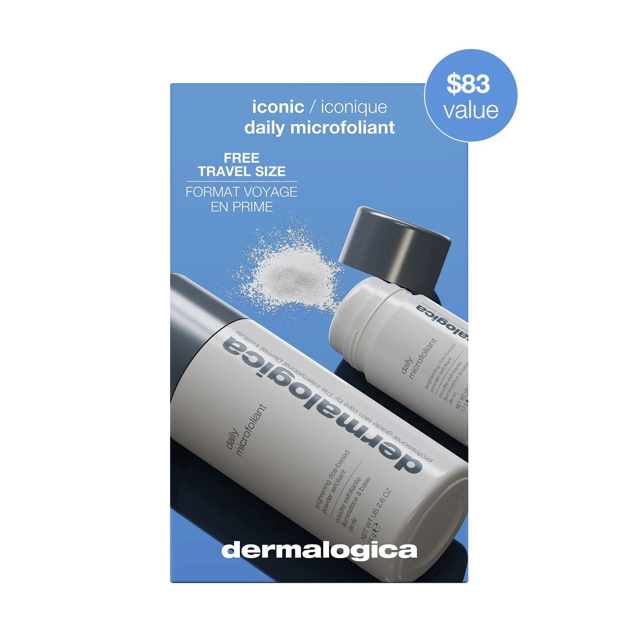 Daily Microfoliant Exfoliator Set (1 full-size + free travel), Powder Rice Exfoliant | Dermalogic... | Dermalogica (US)