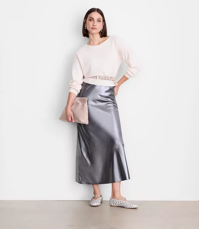 LOFT Versa Cropped Boatneck Sweater | LOFT