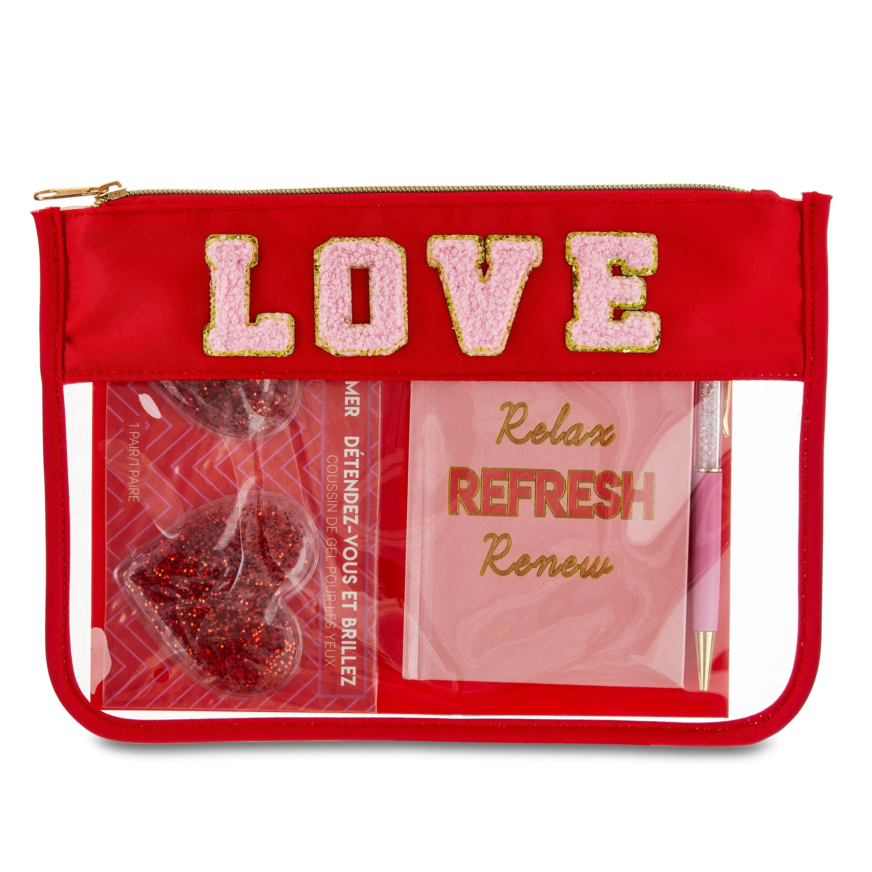 Valentine's Day "Love" Pouch Set Party Favor, Red, by Way To Celebrate - Walmart.com | Walmart (US)