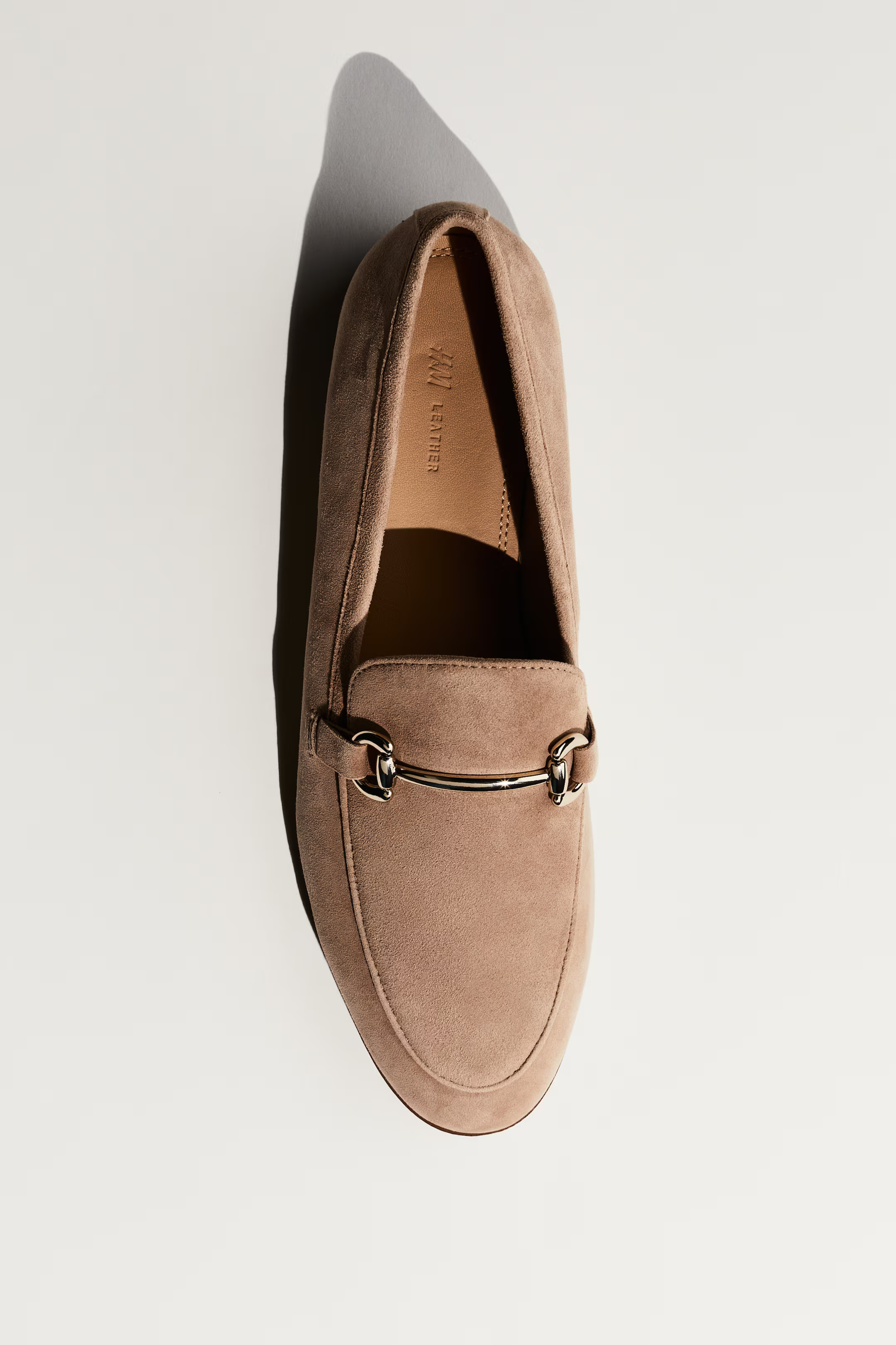 Leather loafers - Beige - Ladies | H&M GB | H&M (UK, MY, IN, SG, PH, TW, HK)