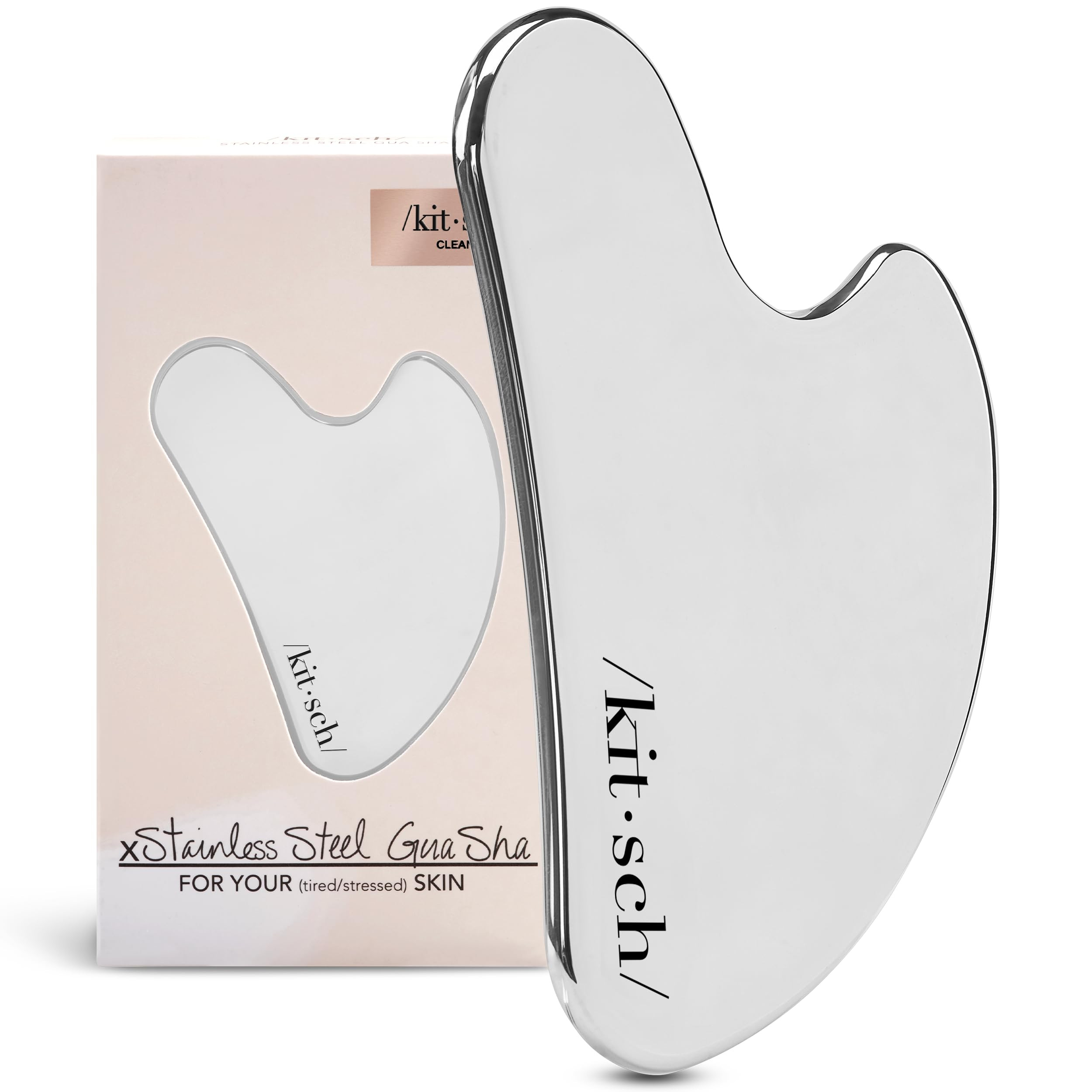 Kitsch Stainless Steel Gua Sha Facial Tools, Lymphatic Drainage Massager for Face, Chin & Jawline... | Amazon (US)