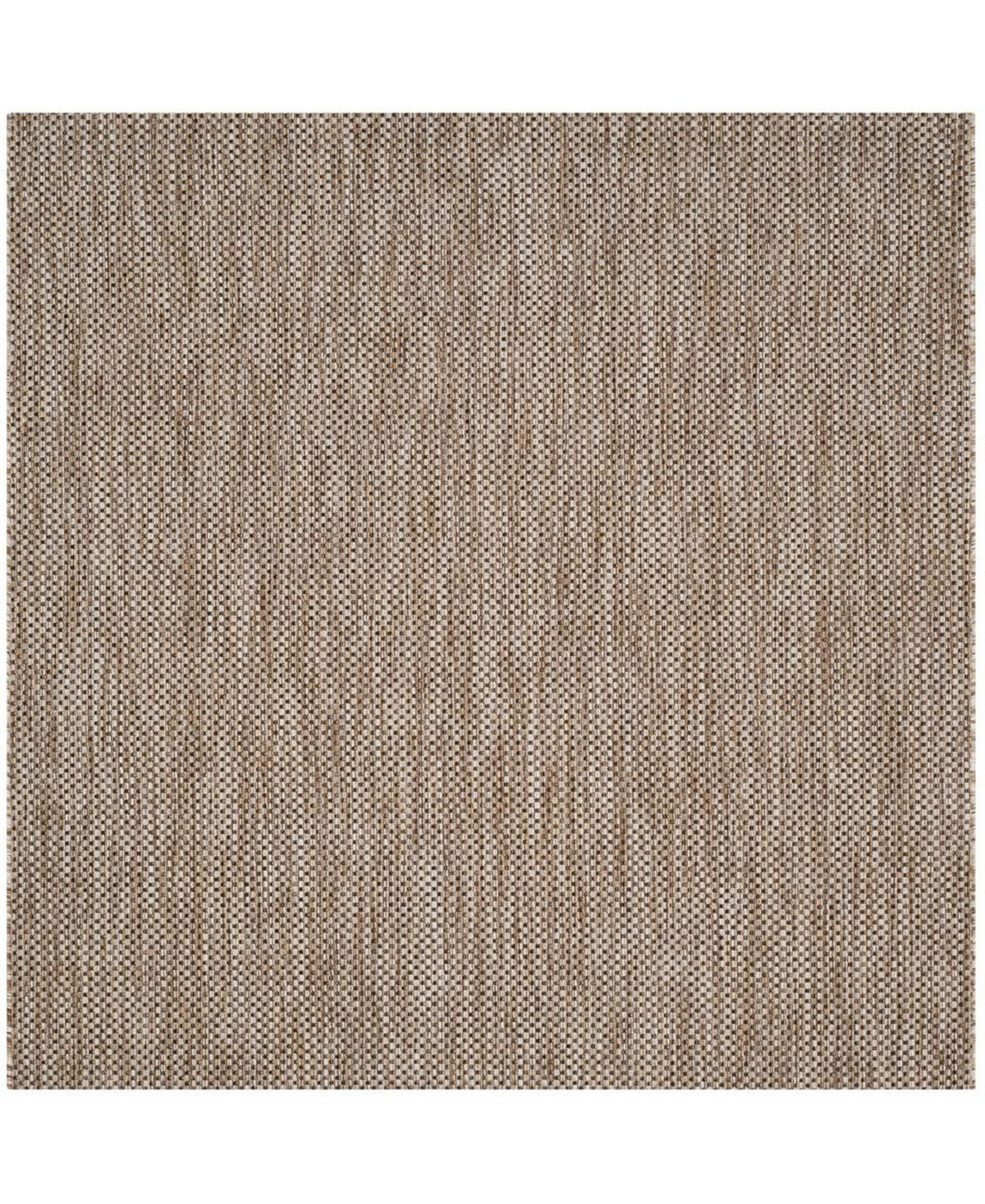 Safavieh Courtyard Natural and Black 6'7" x 6'7" Square Area Rug | Macys (US)