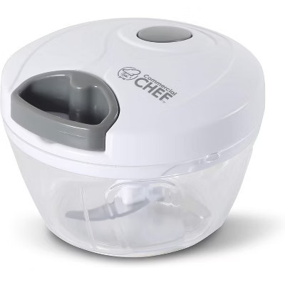 COMMERCIAL CHEF Mini Food Chopper with Easy Grip Handle, Stainless Steel Blades and Locking Lid | Target