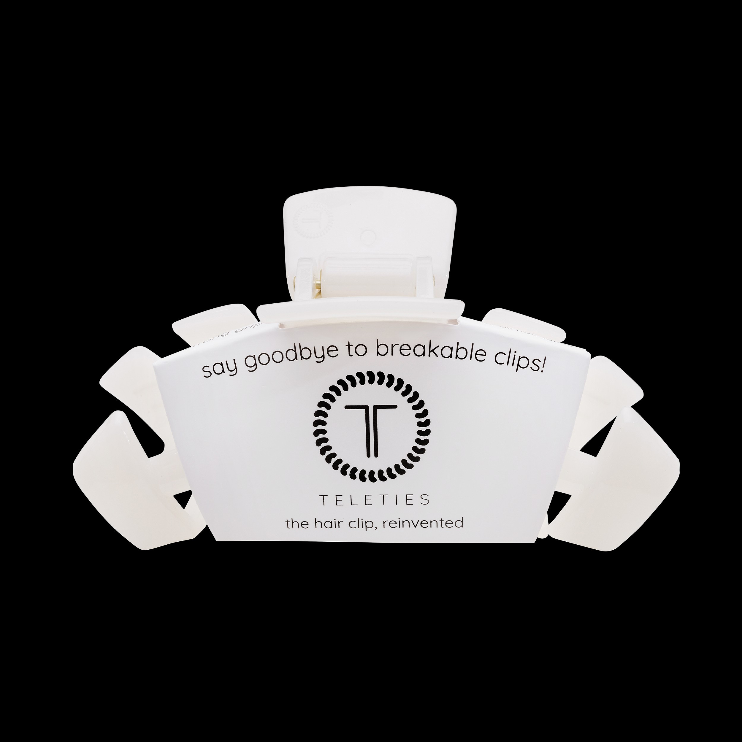 Coconut White Large Hair Clip | TELETIES