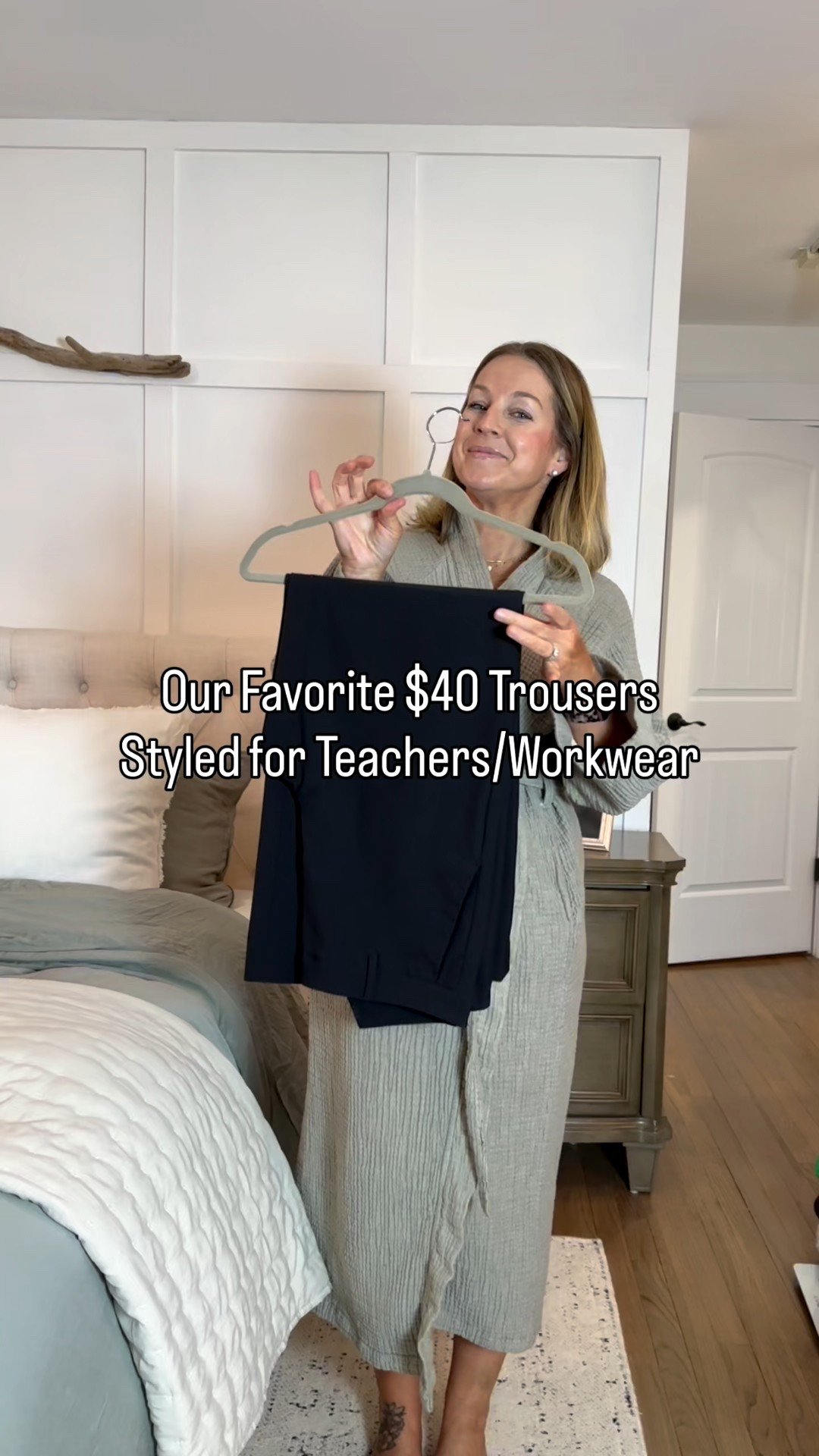 Sadly, I wore this for a wake but it’s also perfect for teachers/admin or office wear! These trousers are selling out in the black but I also have the navy (which is available) and they bring them back all the time! Get petite for brushing the top of the foot, regular to the ground and tall if you only want to wear them with heels or are taller. I wear the 10 regular (I’m in between an 8/10). They’re no iron, no wrinkle and I wash and dry them regular! 

#LTKgrwm #LTKFindsUnder50 #LTKWorkwear