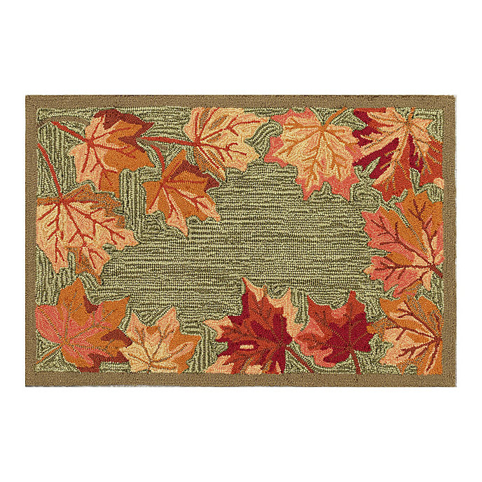 Harvest Leaves Door Mat | Frontgate | Frontgate