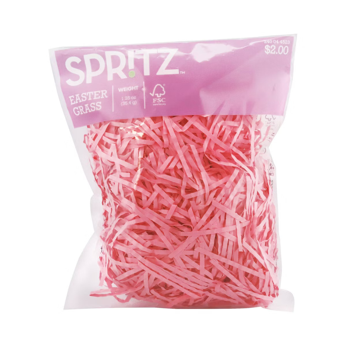 1.25oz Crinkle Easter Grass Warm Pink - Spritz™ | Target