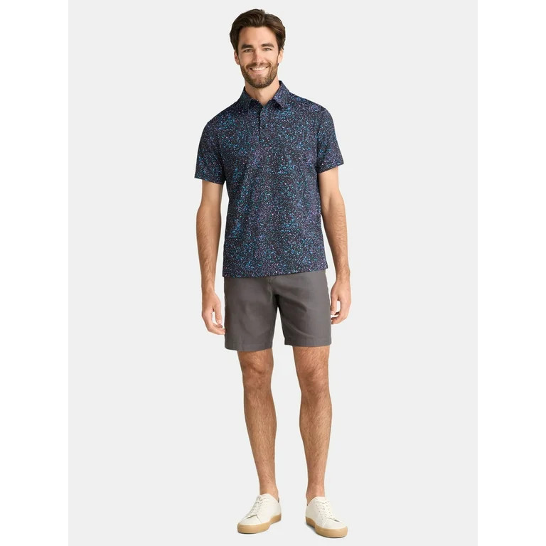 Birdie Bound Novelty Print Golf Polo Shirt, Men's & Big Men's Sizes S-5XL | Walmart (US)