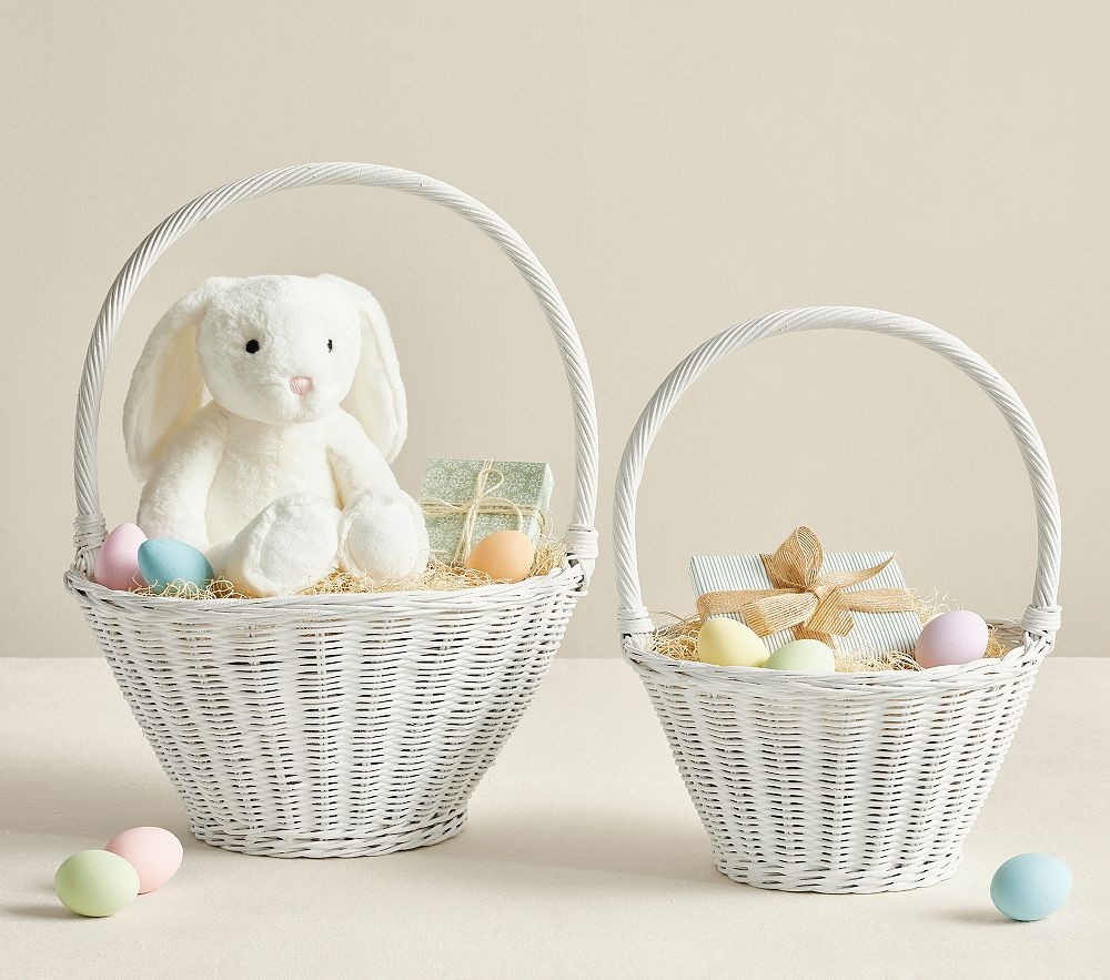 White Sabrina Easter Baskets | Pottery Barn Kids