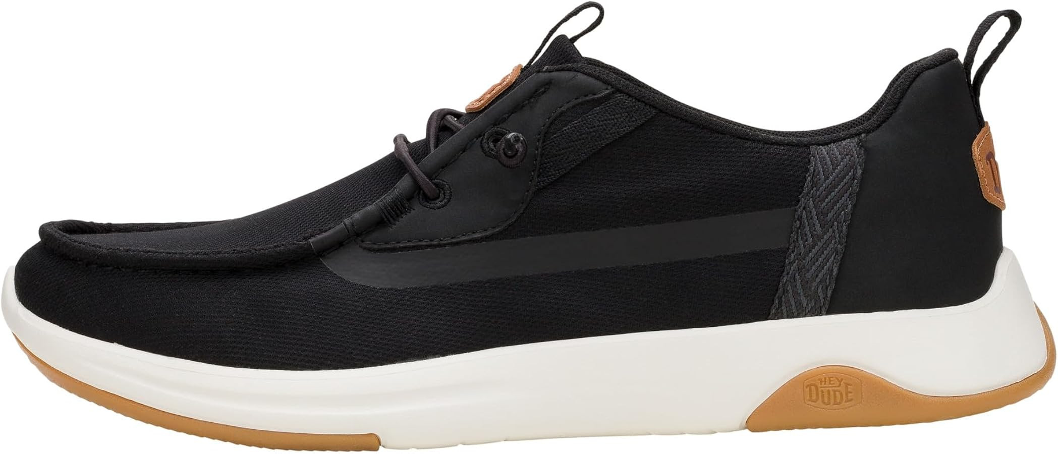 HEYDUDE Men’s Wally Drift Classic | Mesh Black/White Size 11 | Slip On Shoes for Men | Lightwei... | Amazon (US)