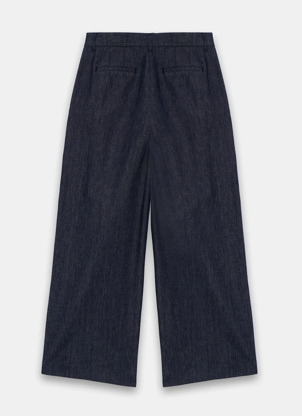 Dark Indigo Tailored Wide Jeans | Mint Velvet