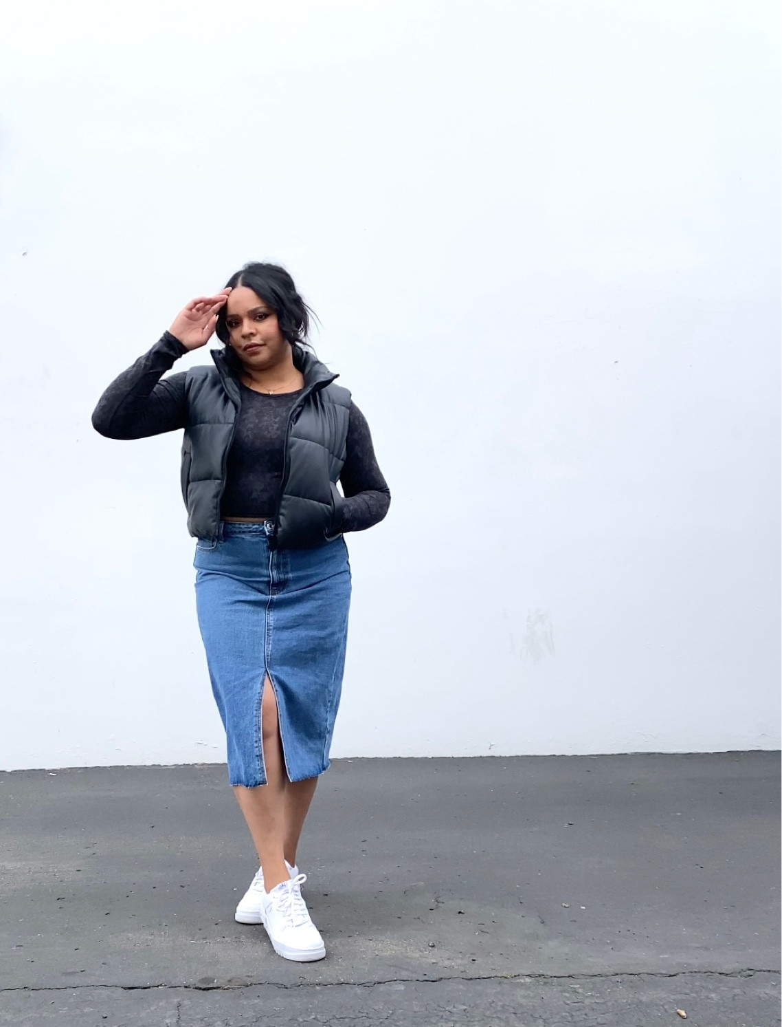 The perfect #denimskirt does exist 