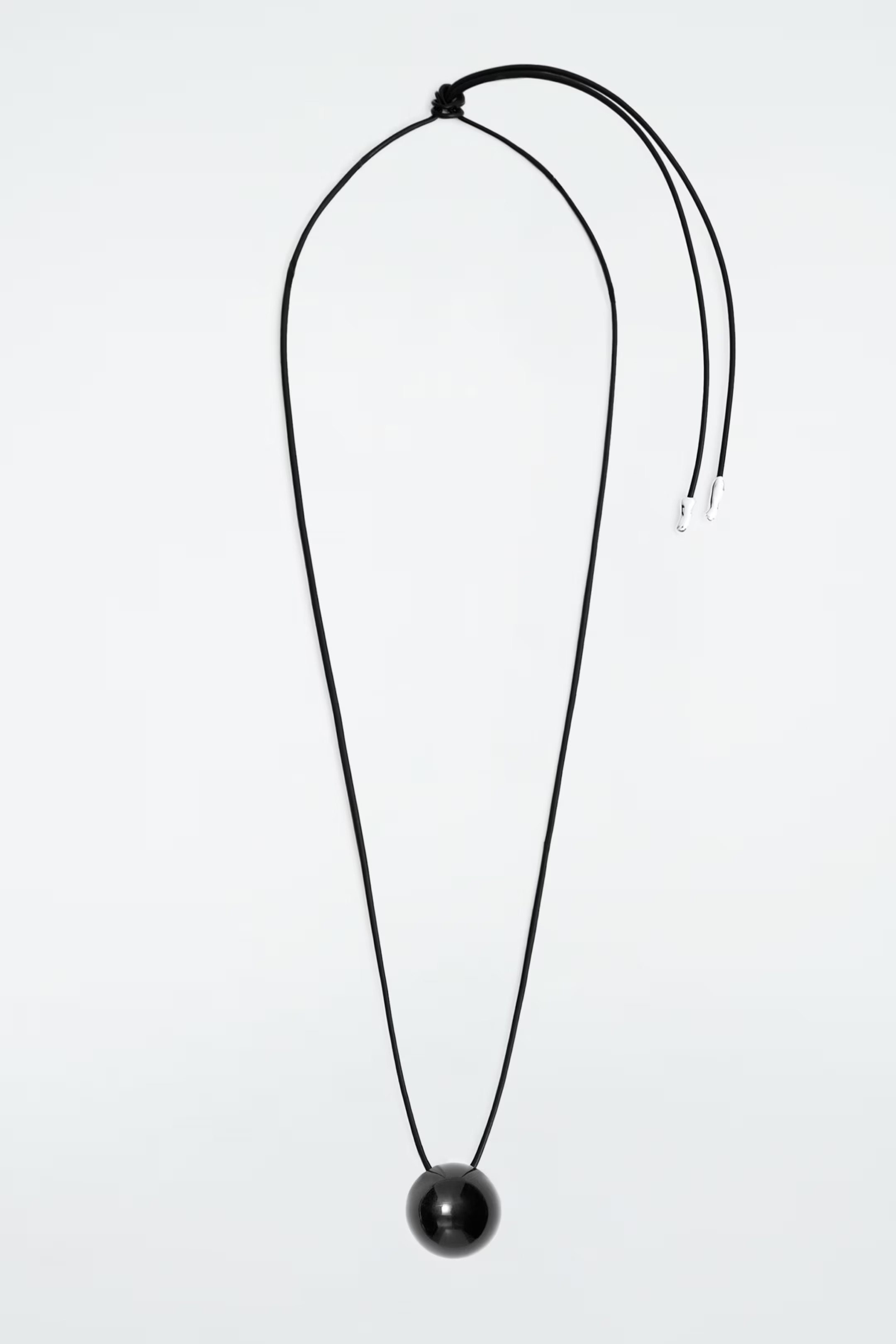 SPHERICAL GLASS PENDANT NECKLACE - BLACK | COS | COS UK