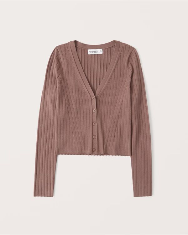 Women's LuxeLoft Slim Cardigan | Women's Fall Outfitting | Abercrombie.com | Abercrombie & Fitch (US)
