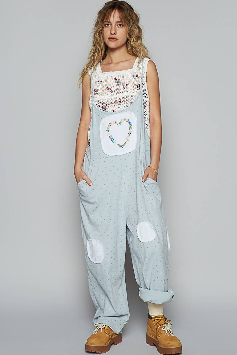 Picnic Heart Patch Overalls Pre-order 5/24 | Shop Your Darling Style