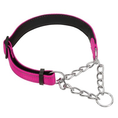 Unique Bargains Adjustable No Pull Dog Training Reflective Collar with Steel Chain (M,Rose Red) | Target