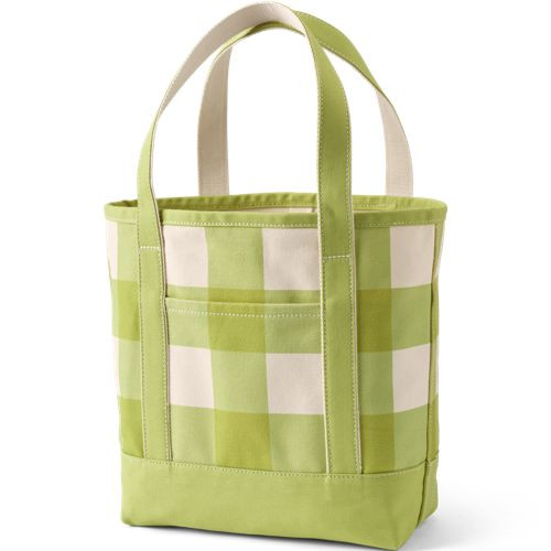 Medium Print 5 Pocket Open Top Canvas Tote Bag | Lands' End (US)