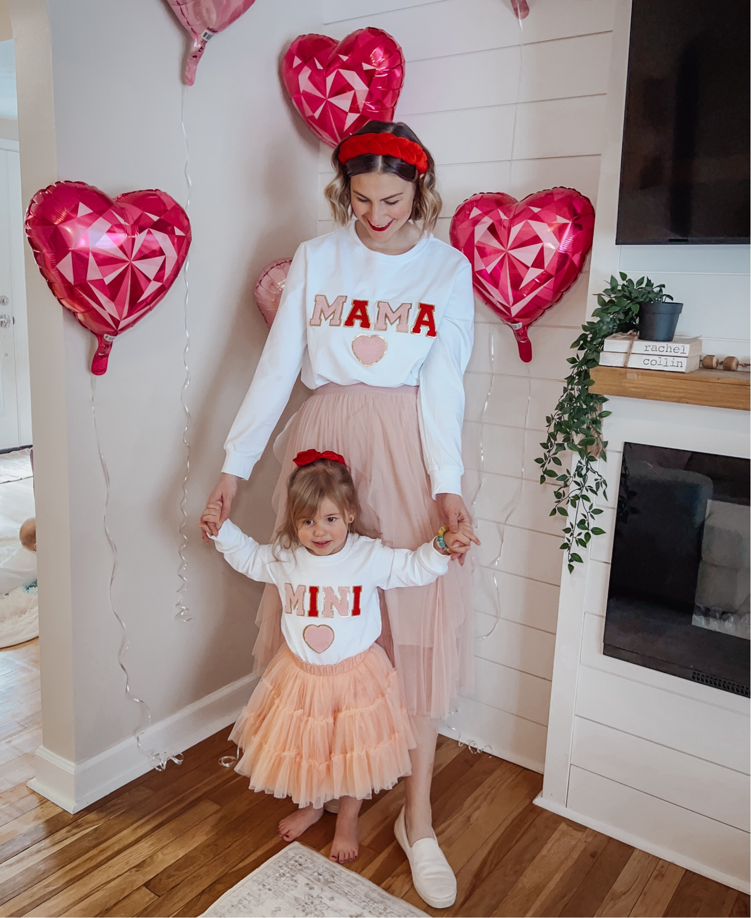 We got dressed up in our matching @sparkleinpink tops. If you’re looking for adorable matching mini outfits - YOU NEED to check them out. 👍🏼✨

Runs TTS. Make sure to check out their matching accessories too like the hats and boots. 






#momandminichallenge #momandmini #matchingoutfits #valentinecrafts #toddlercrafts #toddlerdevelopmentalactivities #loopyforyou #kidsoutfits #momstyles #sparkleinpinkclothing #mamaanddaughter #girlmoms #amazonfinds #valentinesoutfit #toddlervalentines 



#LTKfindsunder50 #LTKkids #LTKstyletip
