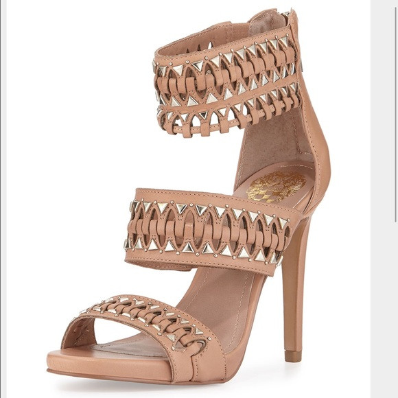 Vince Camuto BRAND NEW Nude studded heels | Poshmark