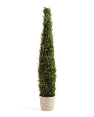 60in Uv Resistant Outdoor Safe Faux Cypress Tree | Plants & Planters | Marshalls | Marshalls