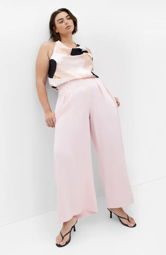 Chloe Print Cowl Neck Sleeveless Top | Nordstrom