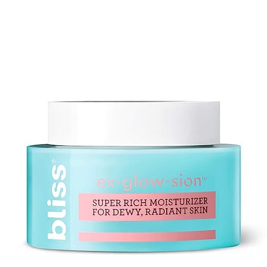 bliss Ex-glow-sion Super Rich Face Moisturizer for Dewy, Radiant Skin | Advanced Shea Butter Nour... | Amazon (US)
