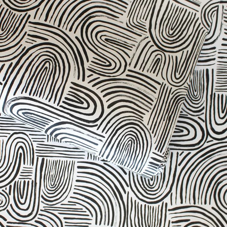 Coursen Peel & Stick Abstract Wallpaper | Wayfair Professional