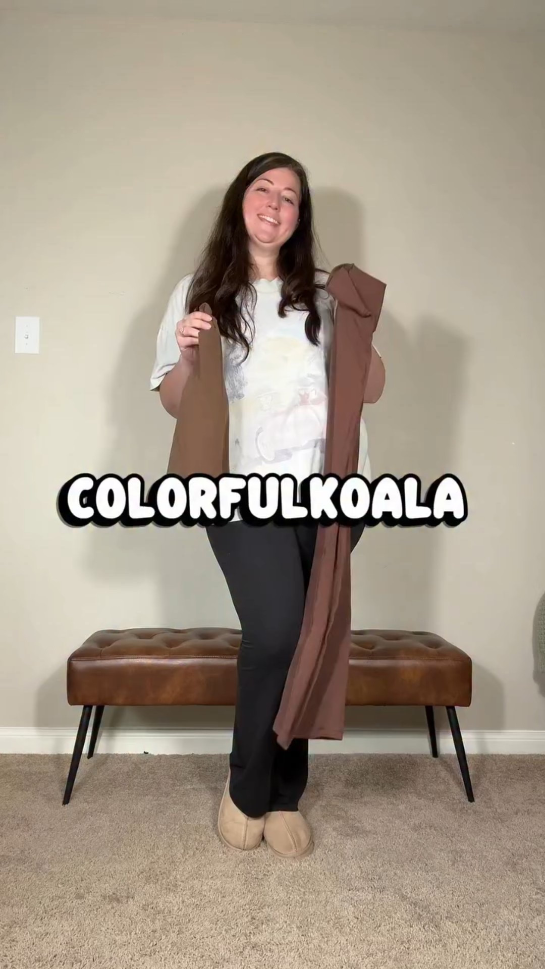 Wearing @colorfulkoala no front seam flared leggings + high neck u-back tank in the season’s prettiest brown 🤎 #gifted 

Both pieces are soft, stretchy, and super comfy. I sized up to XXL in both (per the size chart) and grabbed the leggings in tall length 🙌 

#colorfulkoala #legging #leggings #athleisurestyle #athleisurewear #athleisurelook #athleisure #ootd #brown #satxbloggers #satxblogger