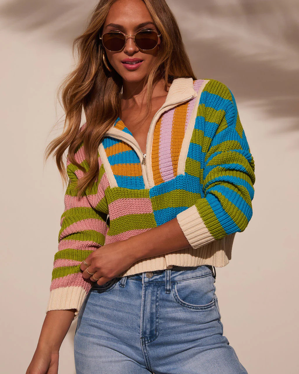 Snuggle Up Quarter Zip Sweater | VICI