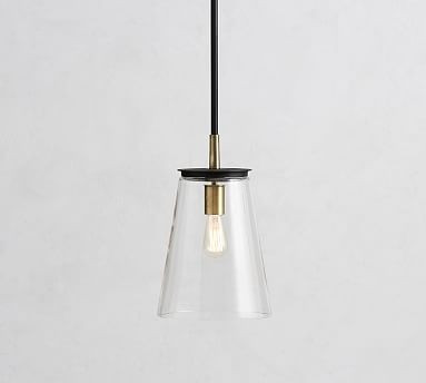 Reese Flared Glass Pendant | Pottery Barn (US)